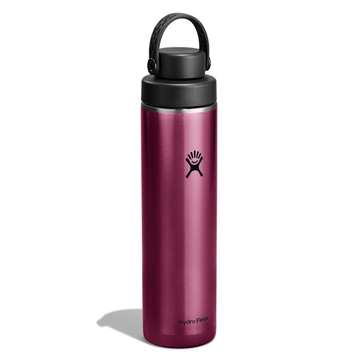 Botol Minum/Tumbler Stainless Steel - Hydro Flask Lightweight Wide Flex Chug Cap 24oz/709ml (Garnet Red)