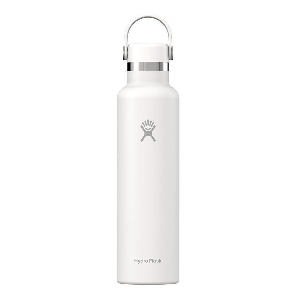 Botol Minum/Tumbler Ringan - Hydro Flask Standard Mouth Flex Cap 24oz/710ml (White 2.0)
