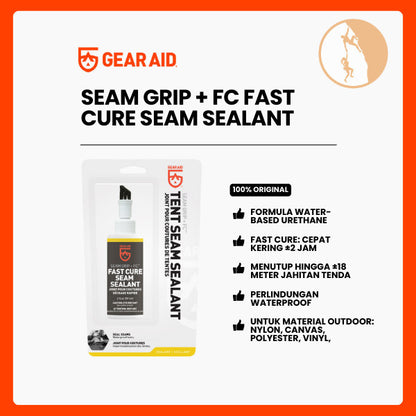 Lem & Sealant Tenda/Outdoor Gear - Gear Aid Seam Grip + FC Fast Cure Seam Sealant (2 fl oz/60ml)