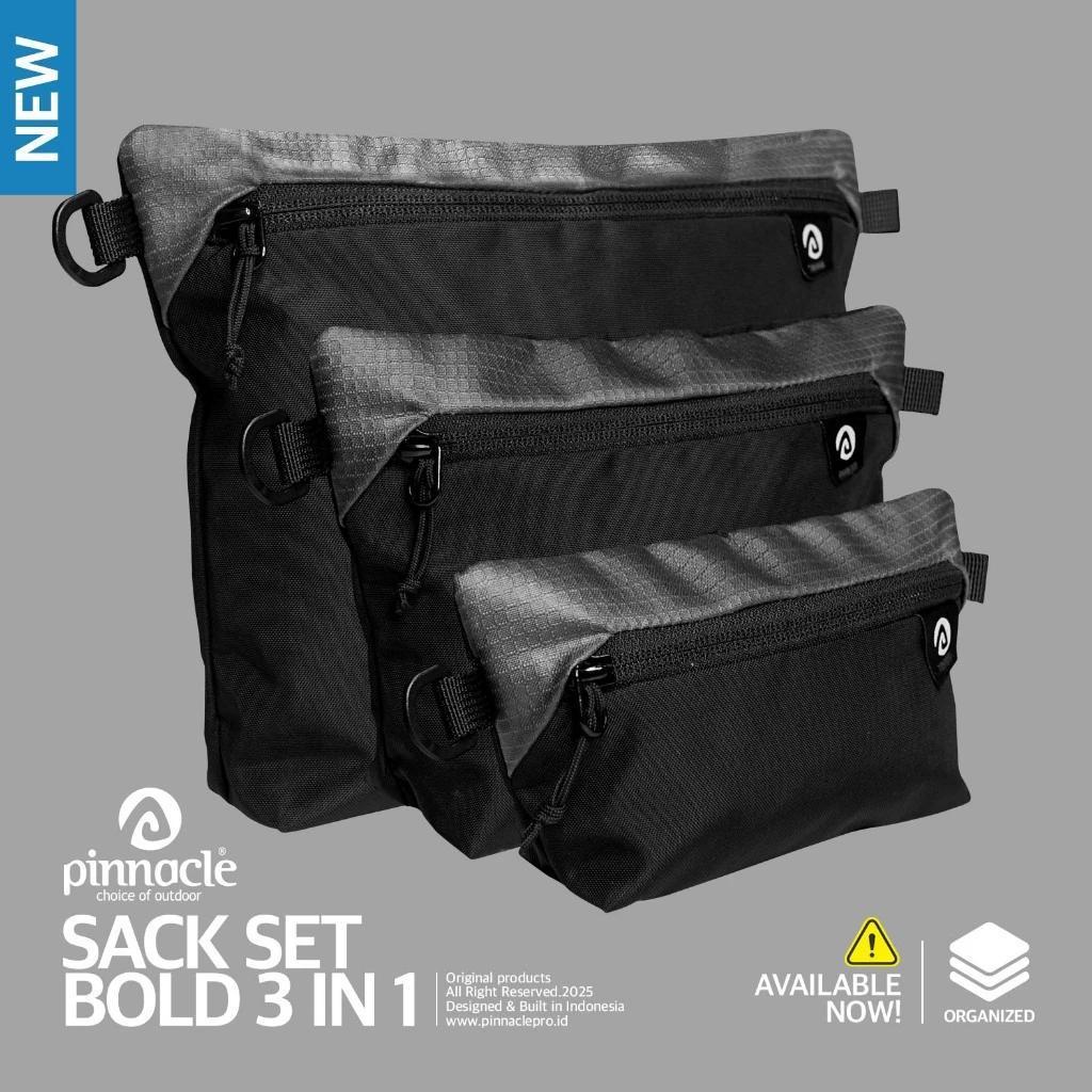 Pinnacle Sack Set Bold 3 in 1  - Travel Organizer