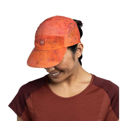 Buff Original Pack Speed Cap Keffy Nectarine (Foldable) - Topi Lari Trail/Hiking