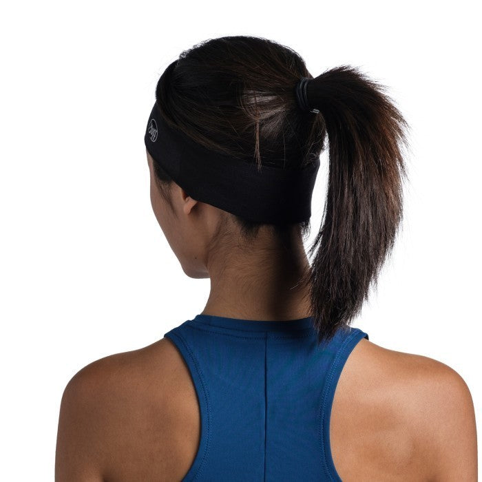 Buff Original CoolNet UV Slim Headband Solid Black