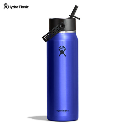 Botol Minum/Tumbler Ringan - Hydro Flask Lightweight Wide Mouth Flex Straw Cap 32oz/946ml (Sapphire Blue)