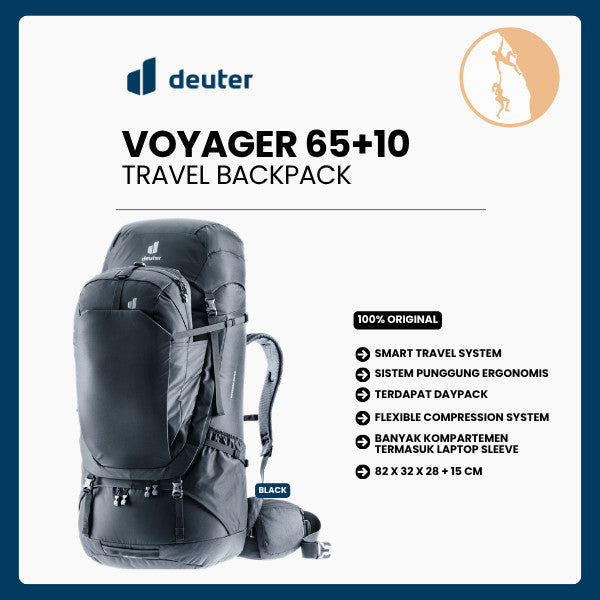 Tas Ransel/Travel Backpack  - Deuter Voyager 65+10