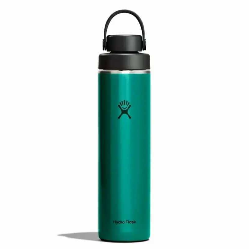 Botol Minum/Tumbler Stainless Steel - Hydro Flask Lightweight Wide Flex Chug Cap 24oz/709ml (Emerald Green)