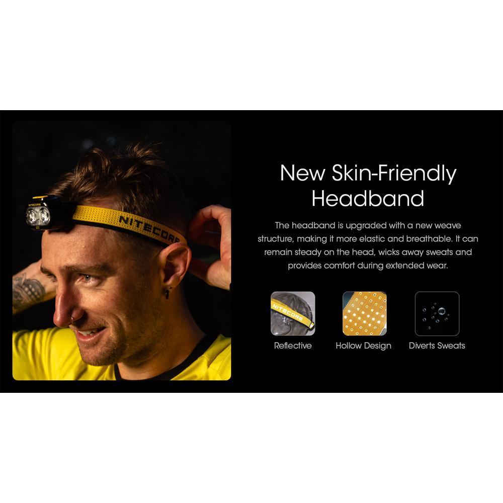 Nitecore Headlamp UT27 Pro 800 Lumens - Yellow Black