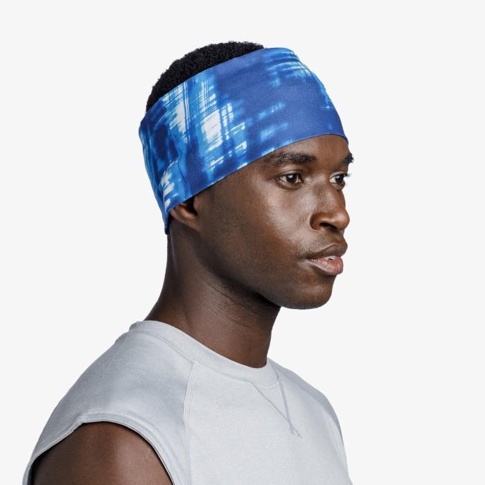 Buff Original Coolnet UV Wide Headband Attel Blue