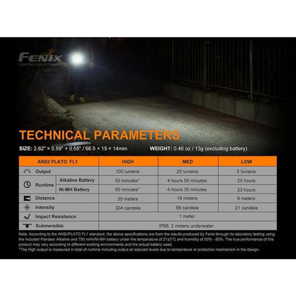 Fenix E01 V2.0 AAA Flashlight
