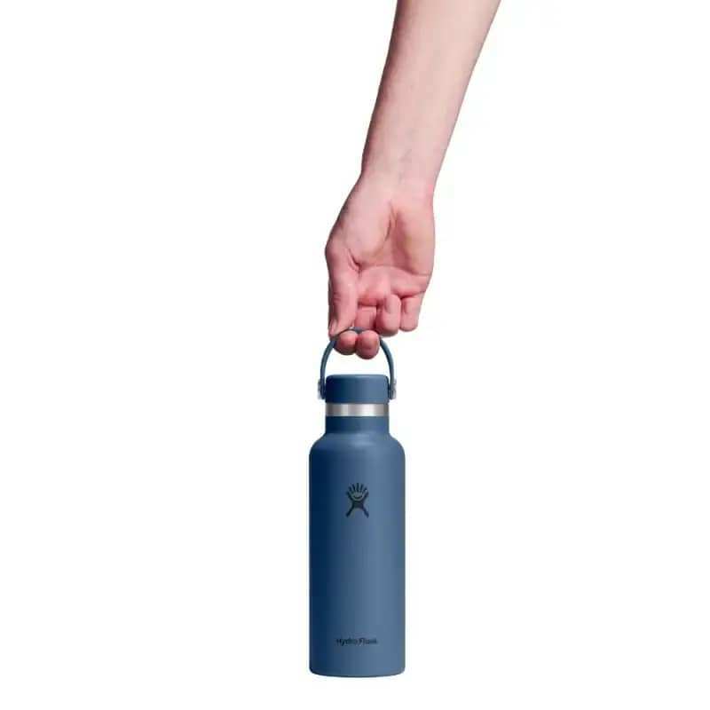 Botol Minum/Tumbler Ringan - Hydro Flask Standard Mouth Flex Cap 18oz/532ml (Harbor Blue)