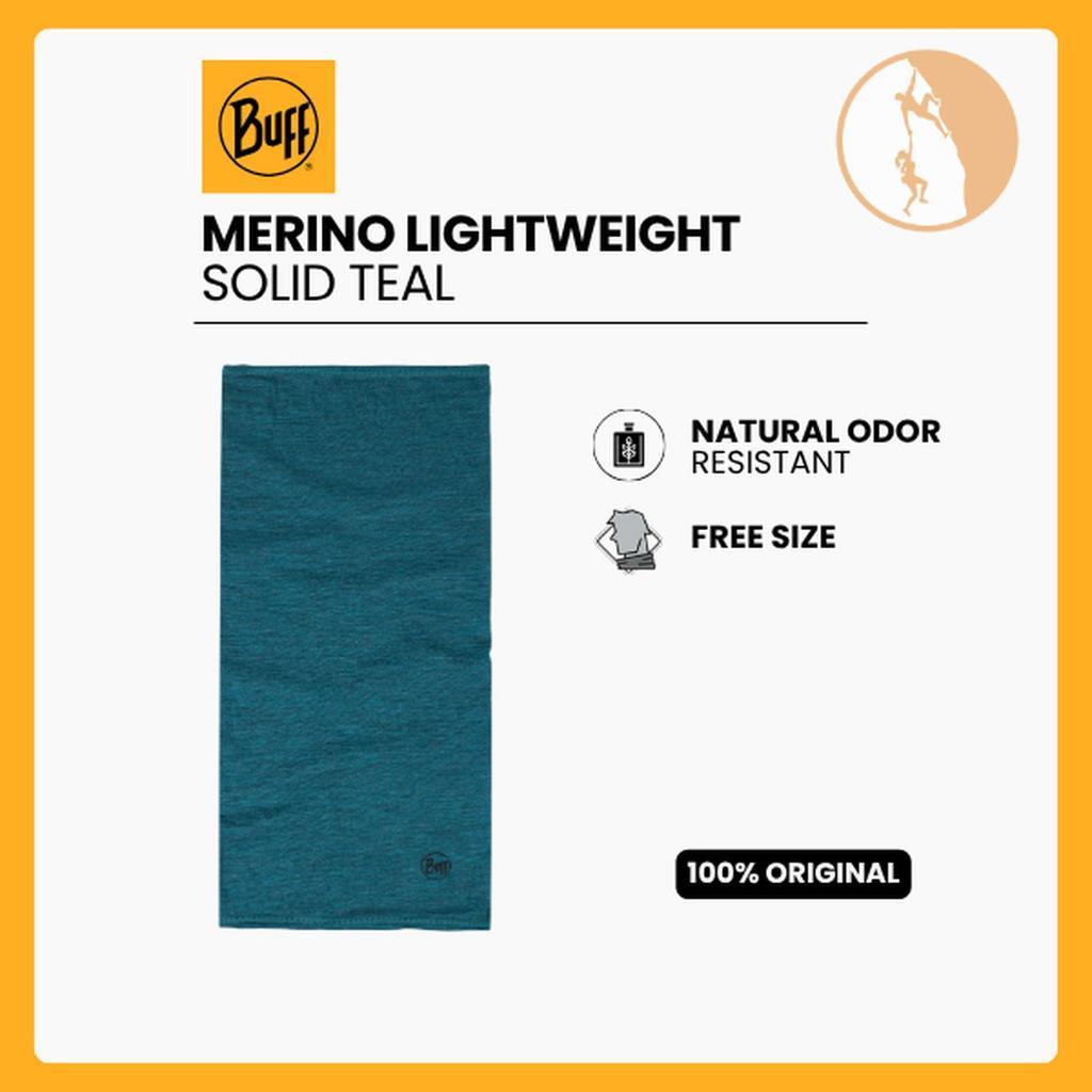 Buff Original Merino Lightweight Neckwear Solid Teal