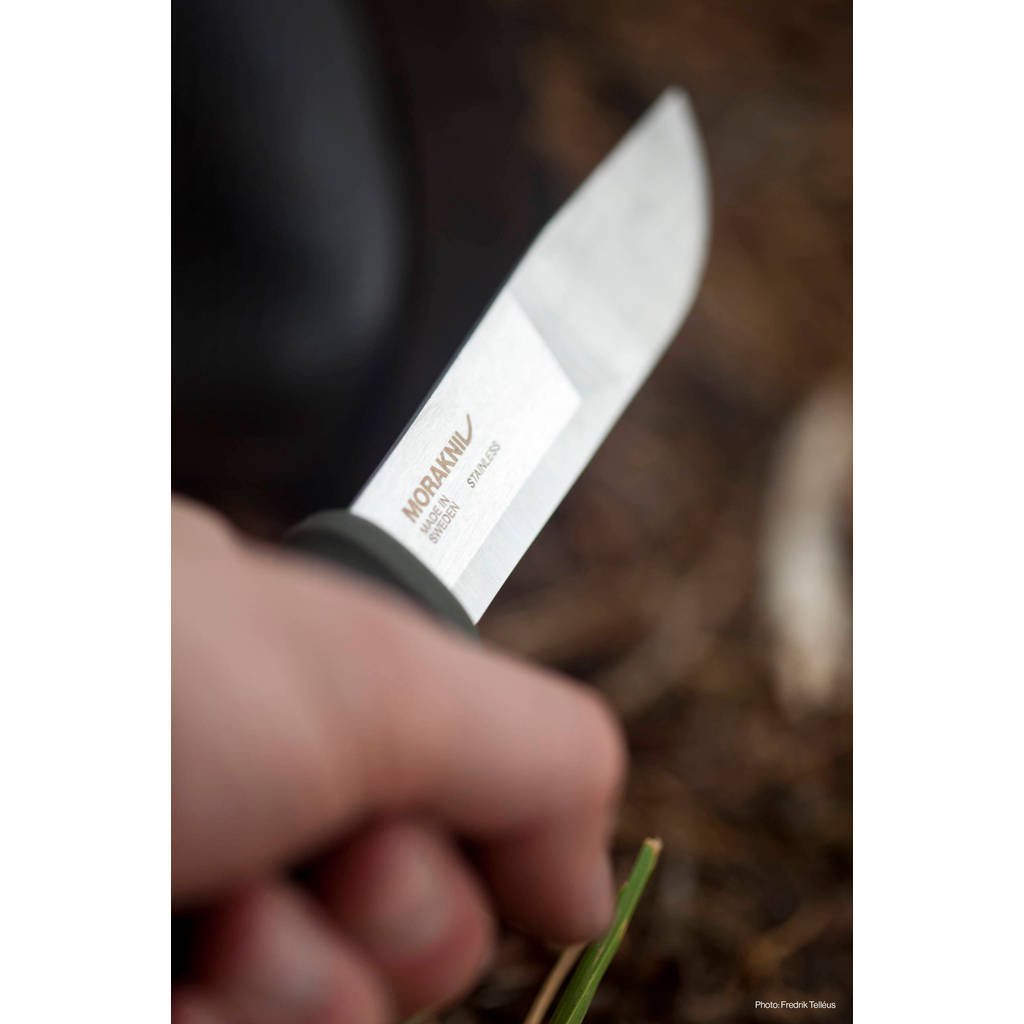Pisau Morakniv Kansbol with Survival Kit - Bushcraft Stainless Steel