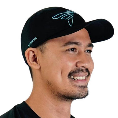 Trijee ES  Running Cap / Topi Lari Unisex - Black