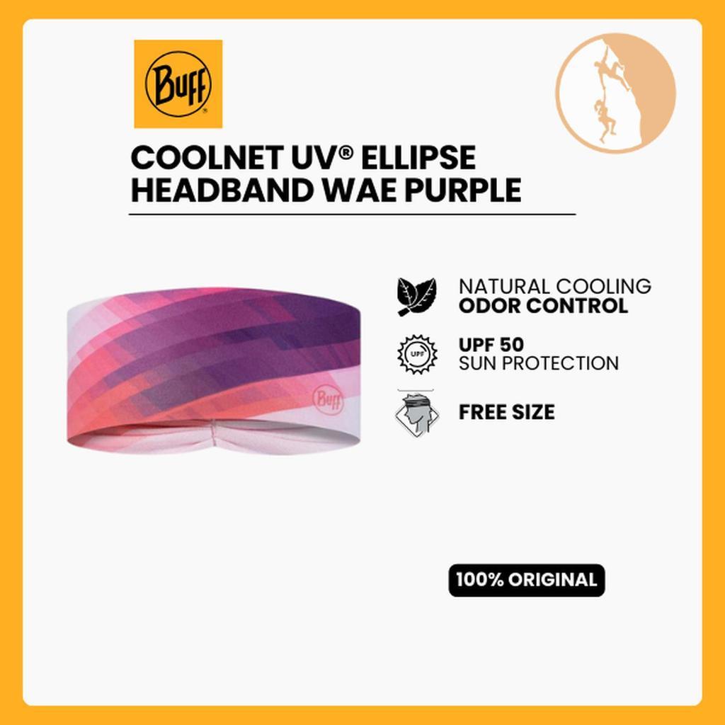 Buff CoolNet UV® Ellipse Headband Wae Purple