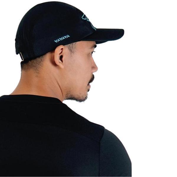 Trijee ES  Running Cap / Topi Lari Unisex - Black