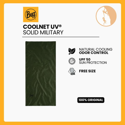 Buff Original CoolNet UV Solid Military