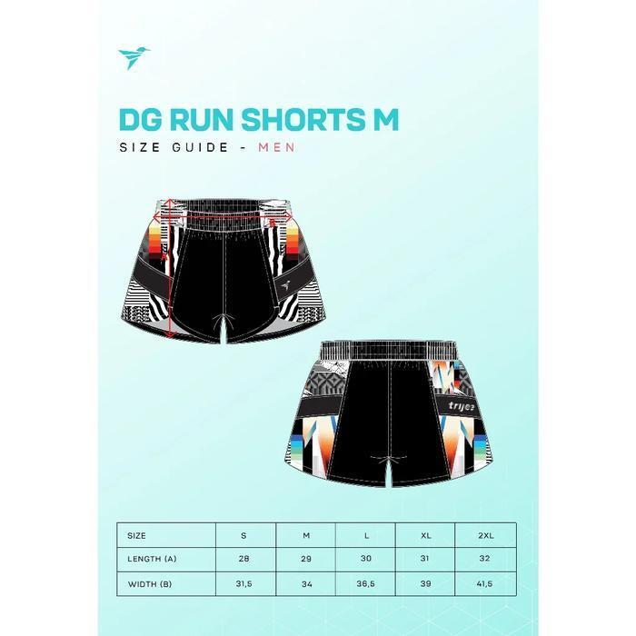 Trijee DG Run Shorts Men - Duochrome Glitch