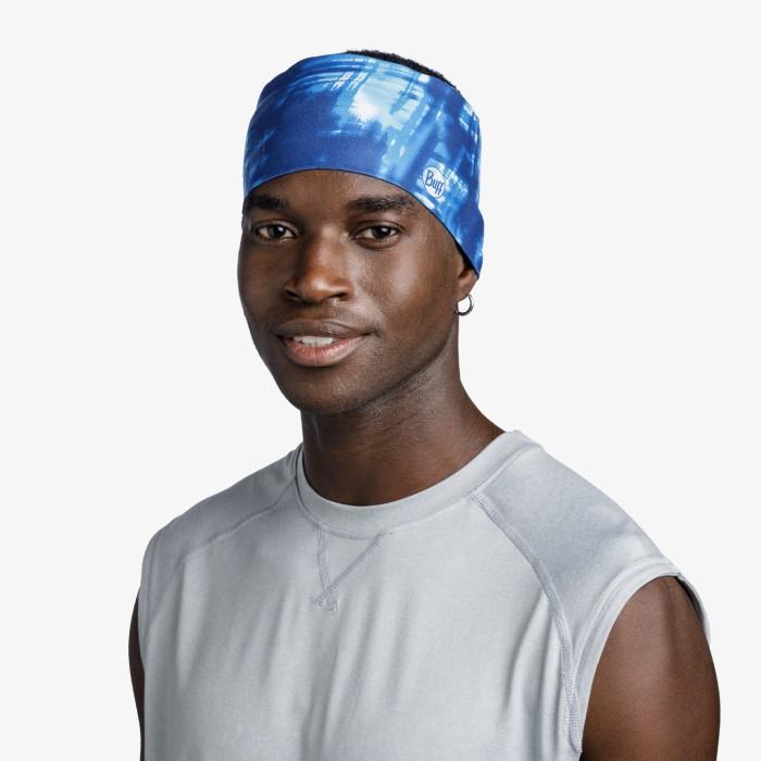 Buff Original Coolnet UV Wide Headband Attel Blue