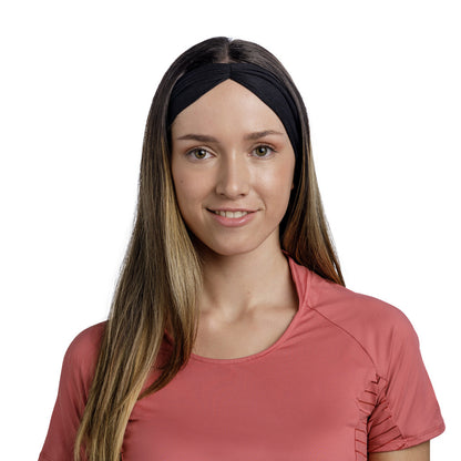 Buff CoolNet UV® Ellipse Headband Solid Black