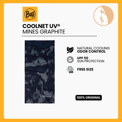 Buff CoolNet UV® Neckwear Mines Graphite