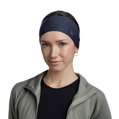 Buff Original Coolnet UV Wide Headband Solid Night Blue