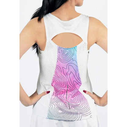 Trijee Melila II / Woman Jersey Sleeveless / Tank Top Olahraga - White Contour