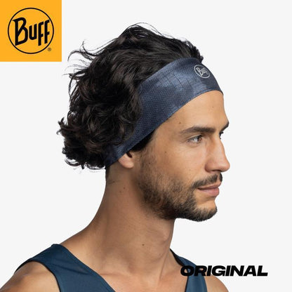 Buff Original Fastwick Headband Bonsy Graphite - Bandana Olahraga/Lari