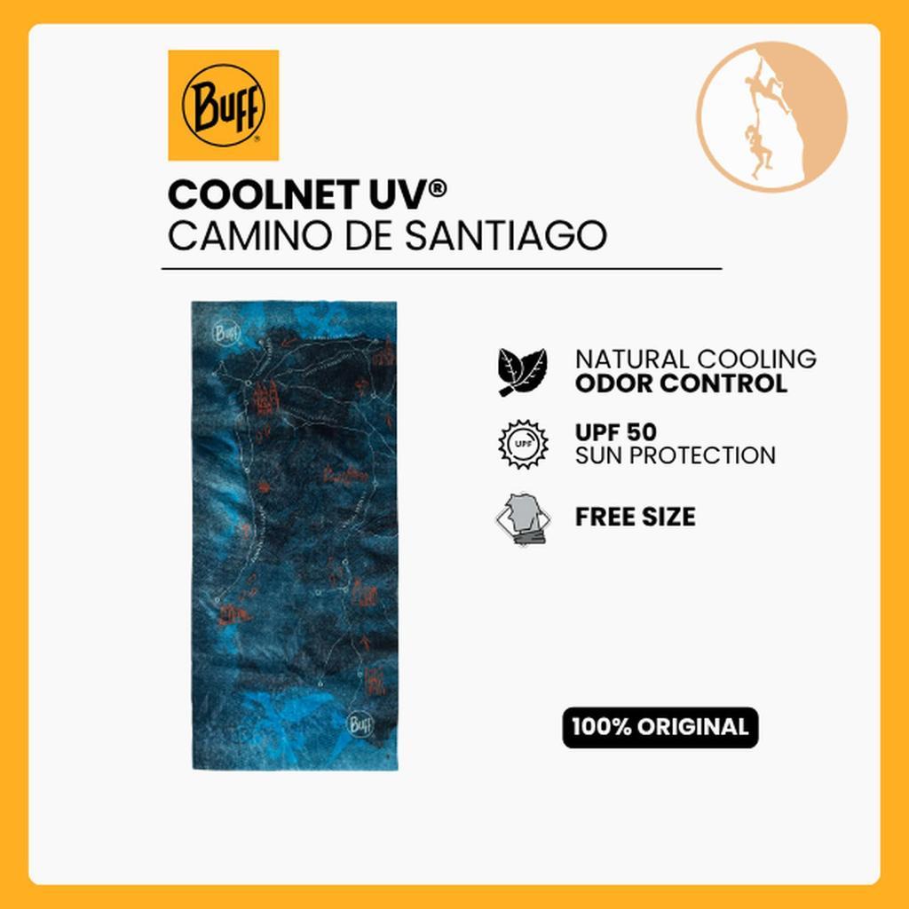 Buff CoolNet UV® Neckwear Camino de Santiago - Peninsula Denim