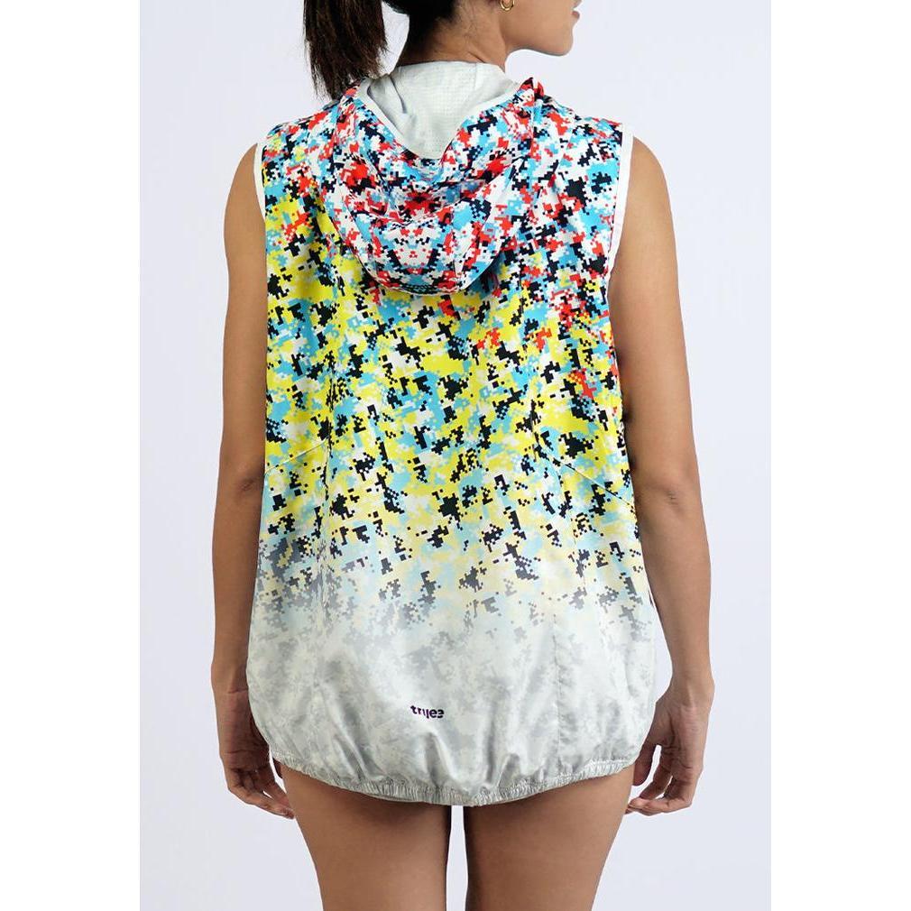 Trijee MD Vest Hoodie Unisex - Multi Dots