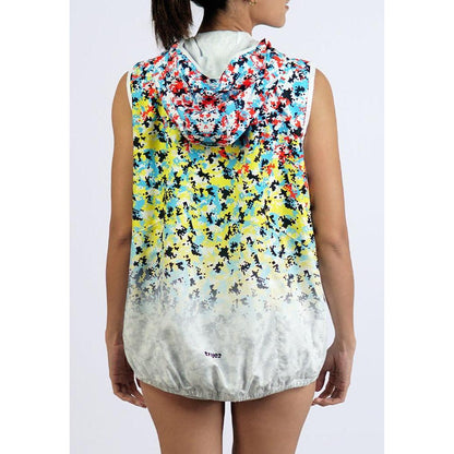 Trijee MD Vest Hoodie Unisex - Multi Dots