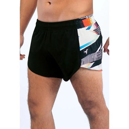 Trijee DG Run Shorts Men - Duochrome Glitch