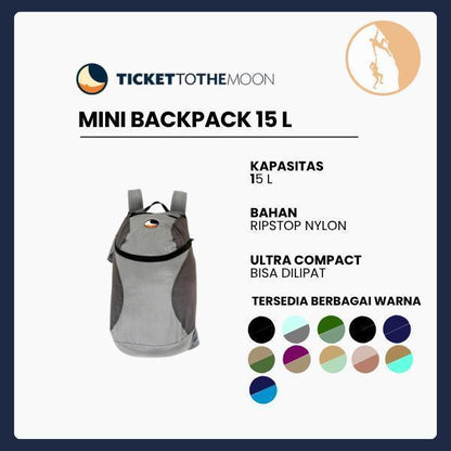 Mini Backpack Ticket To The Moon- 15L