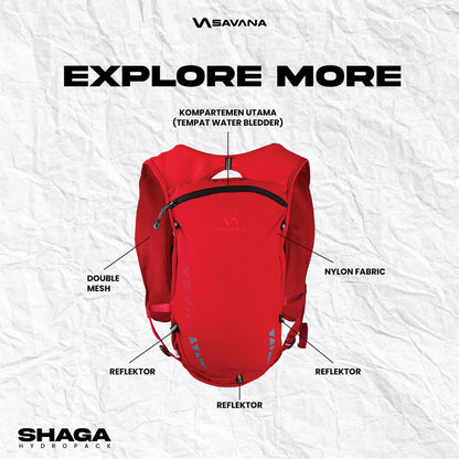 Rompi/Tas Hydropack Olahraga Running - Savana Shaga
