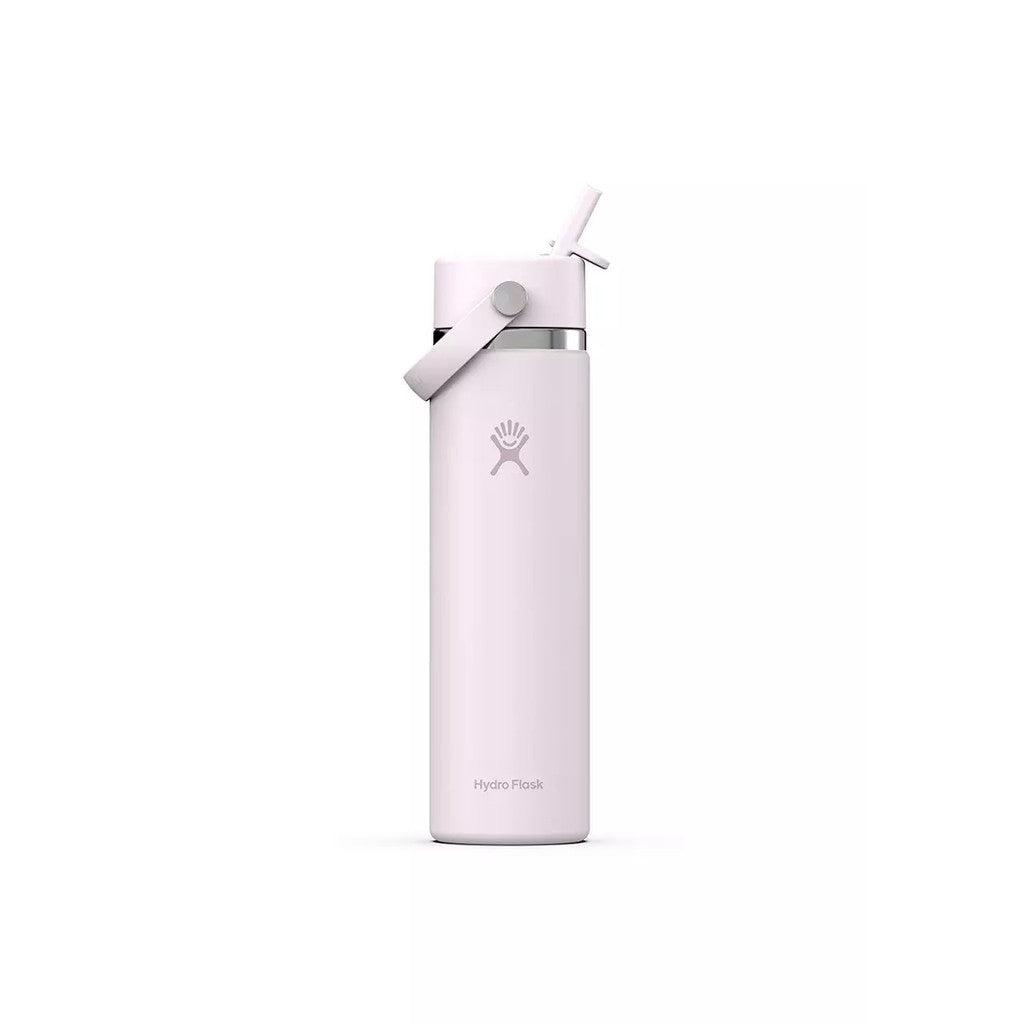 Botol Minum/Tumbler - Hydro Flask Wide Mouth Flex Straw Cap 24oz/710ml (Cloud Pink)