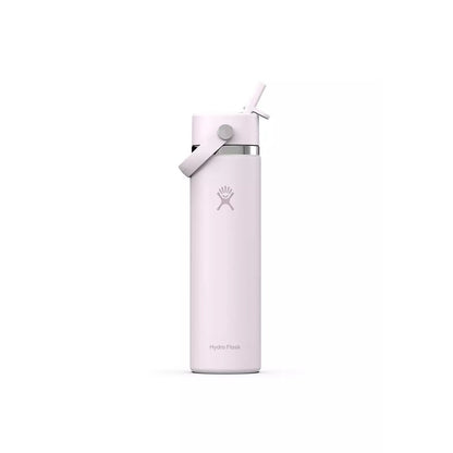 Botol Minum/Tumbler - Hydro Flask Wide Mouth Flex Straw Cap 24oz/710ml (Cloud Pink)