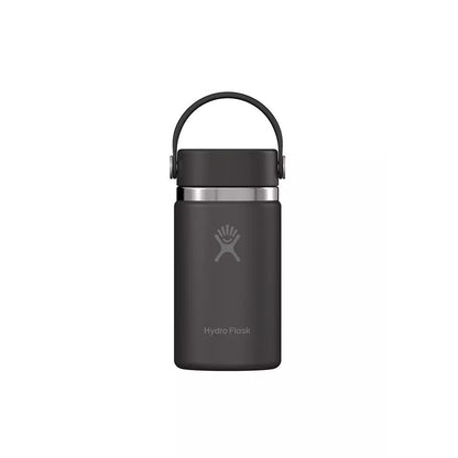Botol Minum/Tumbler - Hydro Flask Wide Mouth Flex Cap 12oz/354ml (Black 2.0)