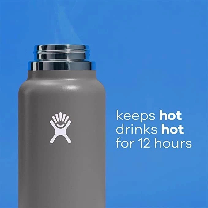 Botol Minum/Tumbler - Hydro Flask Wide Mouth Flex Cap 20oz/591ml (Capri Blue)