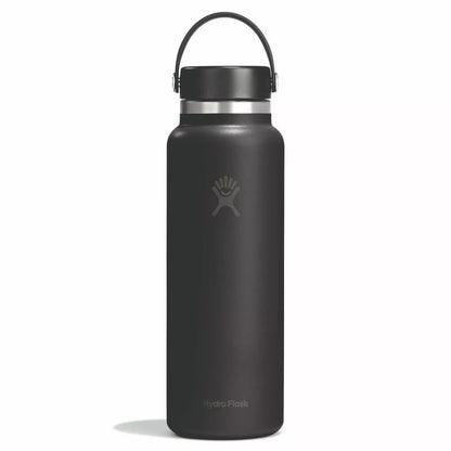 Botol Minum/Tumbler - Hydro Flask Wide Mouth Flex Cap 40oz/1182ml (Black 2.0)