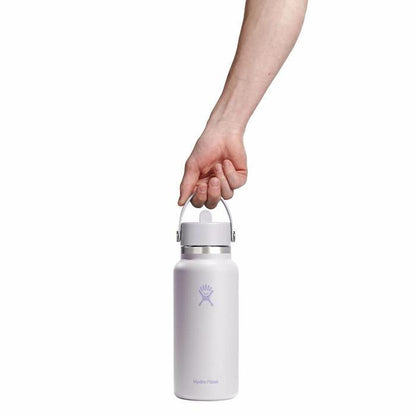 Botol Minum/Tumbler Dengan Sedotan - Hydro Flask Wide Mouth Flex Straw Cap 32oz/946ml (Cloud Pink)