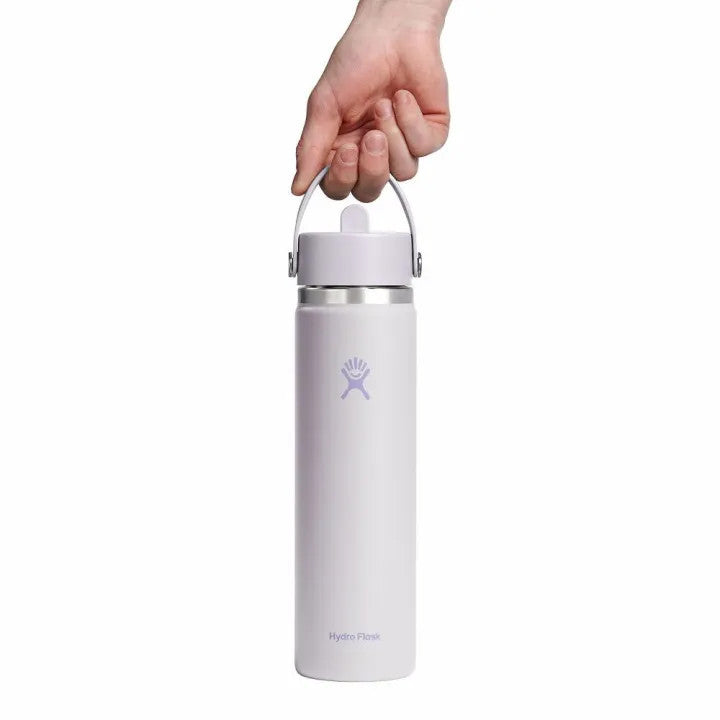 Botol Minum/Tumbler - Hydro Flask Wide Mouth Flex Straw Cap 24oz/710ml (Cloud Pink)