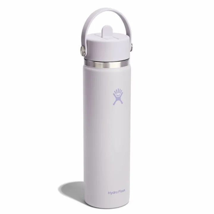 Botol Minum/Tumbler - Hydro Flask Wide Mouth Flex Straw Cap 24oz/710ml (Cloud Pink)
