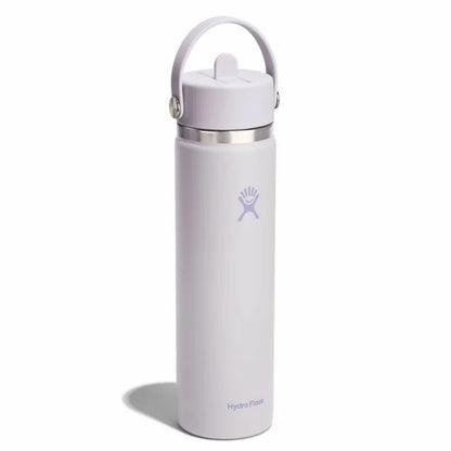 Botol Minum/Tumbler - Hydro Flask Wide Mouth Flex Straw Cap 24oz/710ml (Cloud Pink)