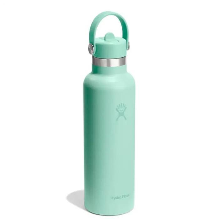 Botol Minum/Tumbler Dengan Sedotan - Hydro Flask Standard Flex Straw Cap 21oz/621ml (Mermaid Green)