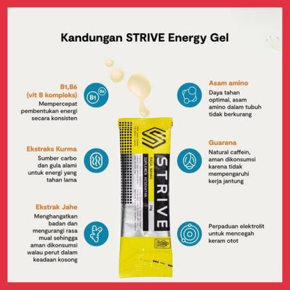 Camilan Instant Berenergi - Strive Energy Gel Nanas