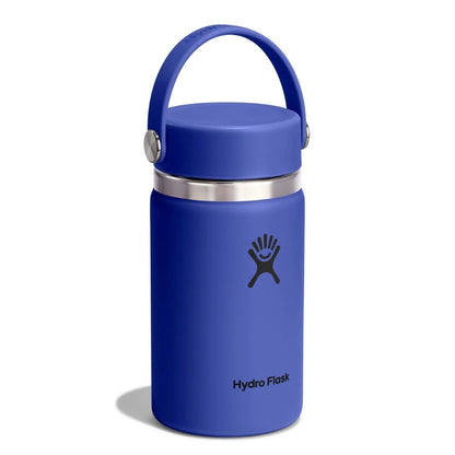 Botol Minum/Tumbler - Hydro Flask Wide Mouth Flex Cap 12oz/354ml (Capri Blue)