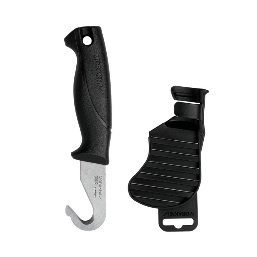 Pisau Berburu/Bushcraft Stainless Steel - Morakniv Belly Opener 351/Gut Hook