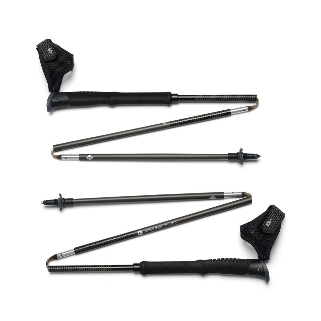 Trekking Pole Lipat Super Ringan Trail Running - Black Diamond Distance Carbon Z FKT Poles