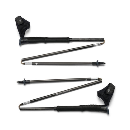 Trekking Pole Lipat Super Ringan Trail Running - Black Diamond Distance Carbon Z FKT Poles