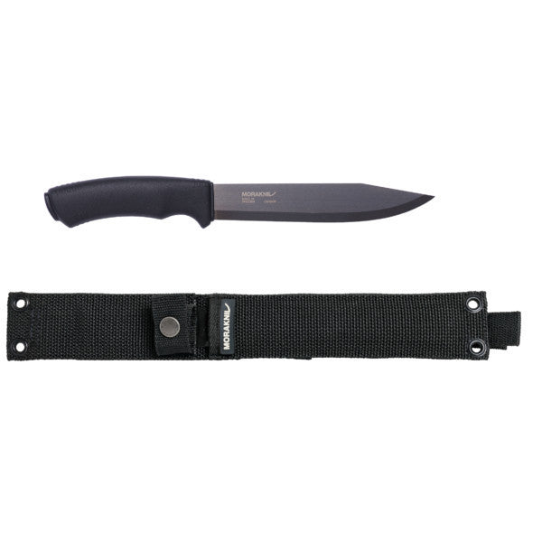 Pisau Survival/Bushcraft/Outdoro High Carbon Steel - Morakniv Pathfinder BlackBlade (C)