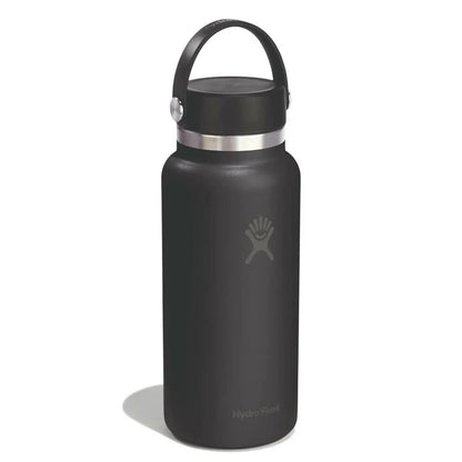 Botol Minum/Tumbler - Hydro Flask Wide Mouth Flex Cap 32oz/946ml (Black 2.0)