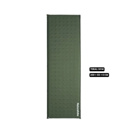 Matras Angin Camping - Naturehike D-Series Automatic Inflatable Sleep Cushion / Without Pillow /Single/Green